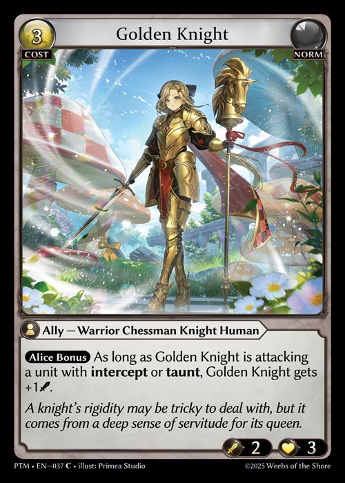 PTM-037 Golden Knight (Common)