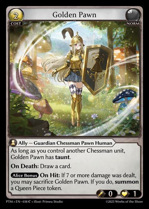 PTM-038 Golden Pawn (Common)