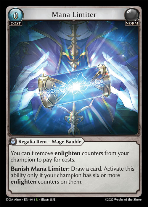 DOA Alter-041 Mana Limiter (Uncommon)