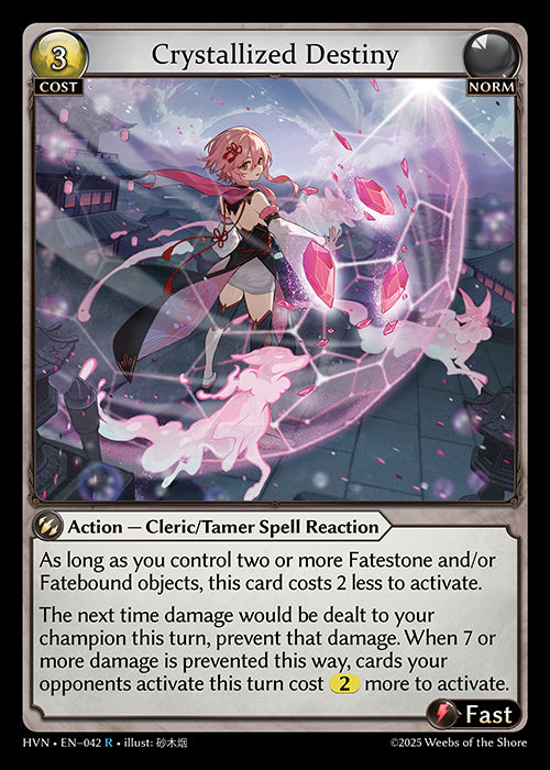 HVN-042Crystallized Destiny (Rare)