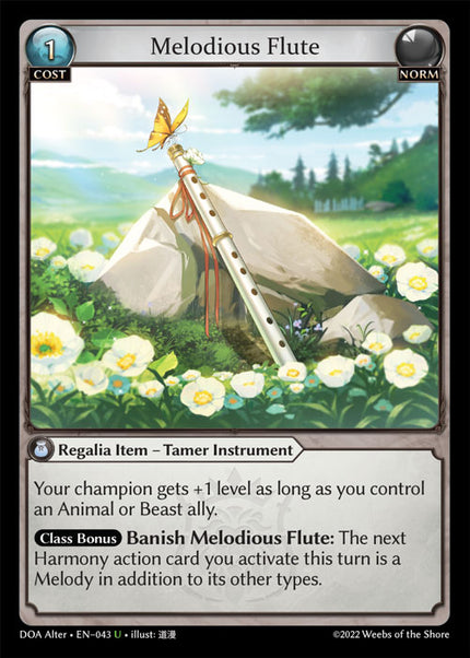 DOA Alter-043 Melodious Flute (Uncommon)