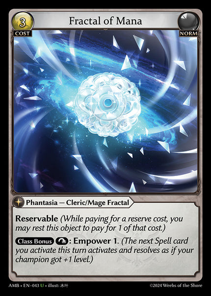 AMB-043 Fractal of Mana (U)
