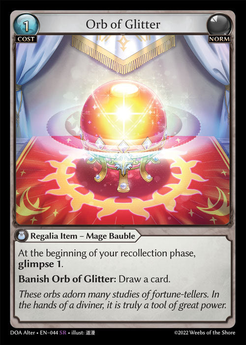 DOA Alter-044  Foil-Orb of Glitter (Super Rare)