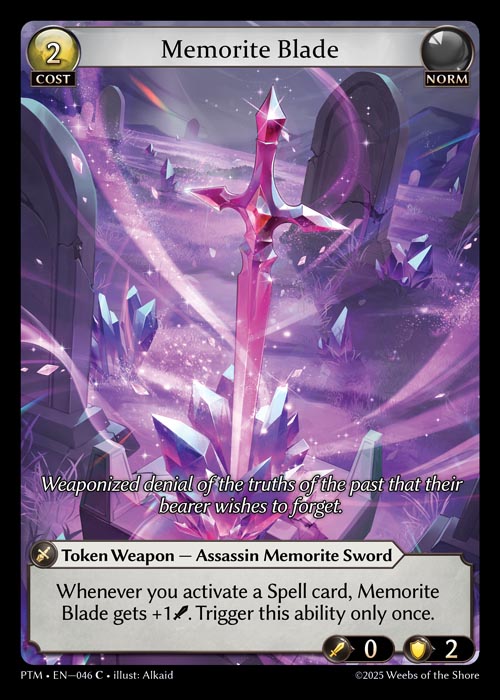 PTM-046 Memorite Blade (Common)