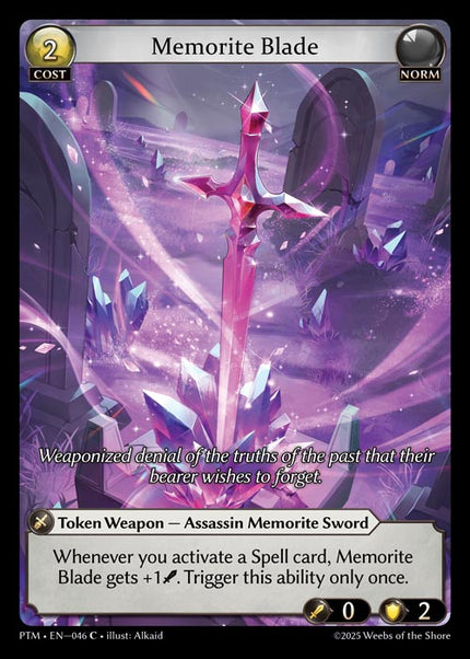 PTM-046 Memorite Blade (Common)