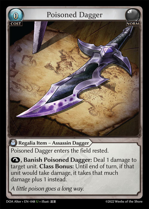 DOA Alter-048 Foil-Poisoned Dagger (Uncommon)