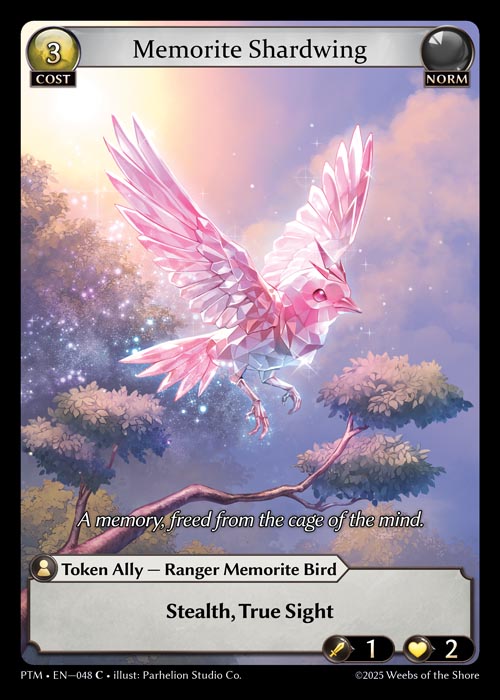 PTM-048 Foil-Memorite Shardwing (Common)