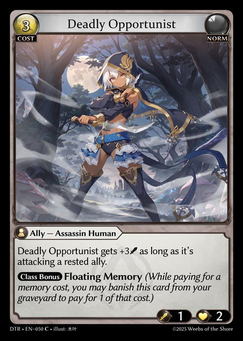 DTR-050 Deadly Opportunist (Common)