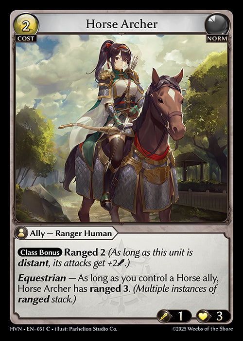 HVN-051Horse Archer (Common)
