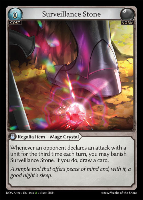 DOA Alter-054 Surveillance Stone (Uncommon)