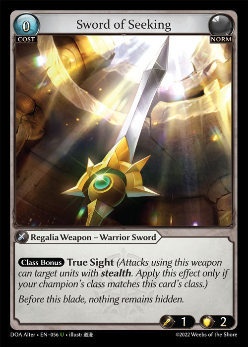 DOA Alter-056 Sword of Seeking (Uncommon)