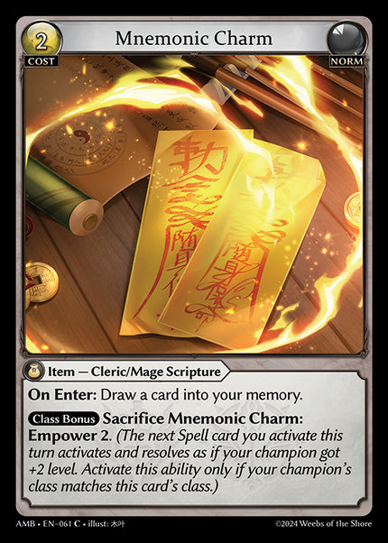 AMB-061 Mnemonic Charm (C)