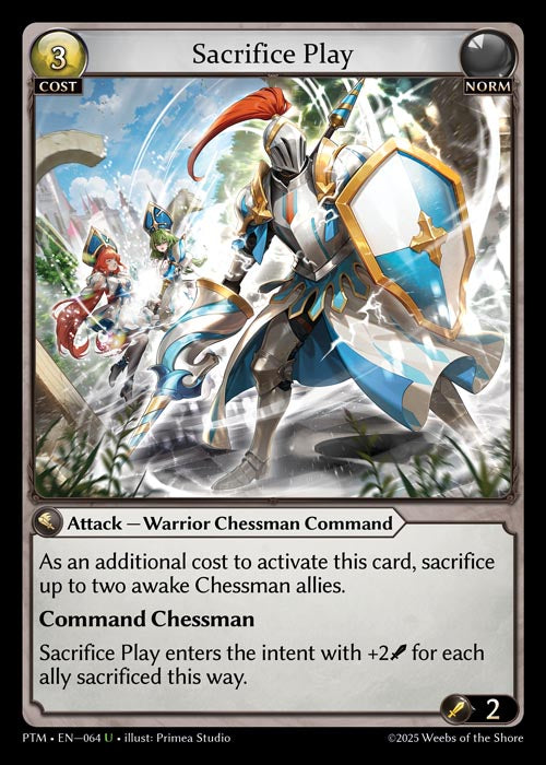 PTM-064 Foil-Sacrifice Play (Uncommon)