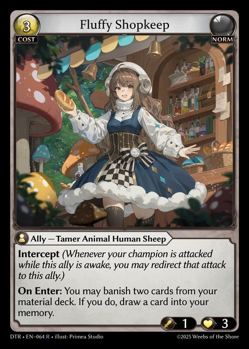DTR-064 Fluffy Shopkeep (Rare)