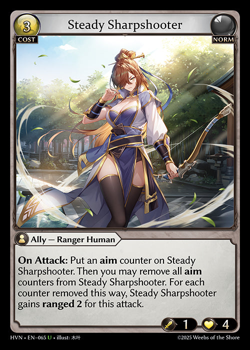 HVN-065Steady Sharpshooter (Uncommon)