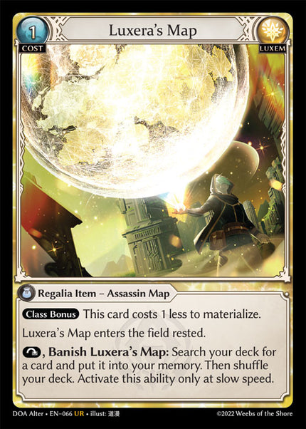 DOA Alter-066 Luxera's Map (Ultra Rare)