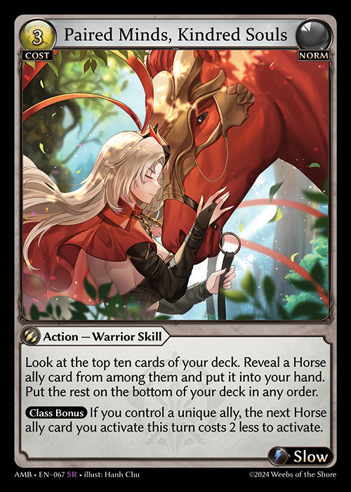 AMB-067 Paired Minds, Kindred Souls  (SR)
