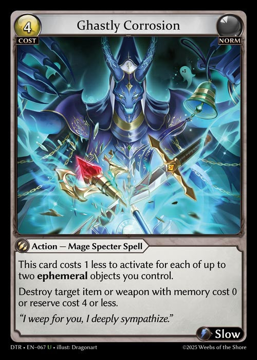 DTR-067 Ghastly Corrosion (Uncommon)