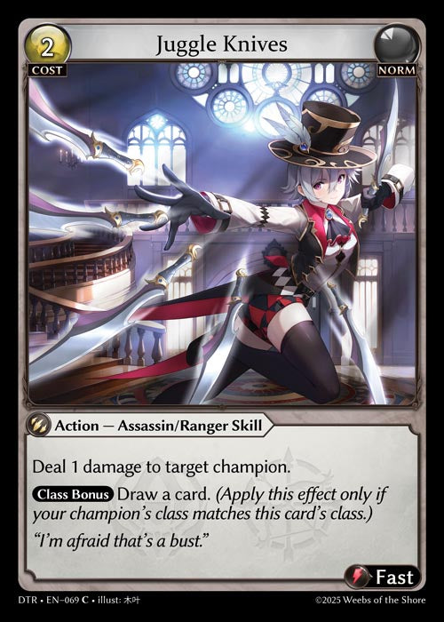 DTR-069 Foil-Juggle Knives (Common)
