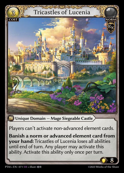 PTM-071 Tricastles of Lucenia (Super Rare)