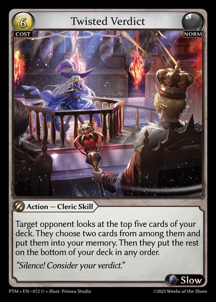 PTM-072 Twisted Verdict (Uncommon)