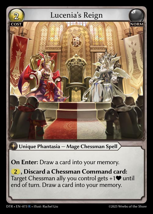 DTR-073 Foil-Lucenia's Reign (Rare)