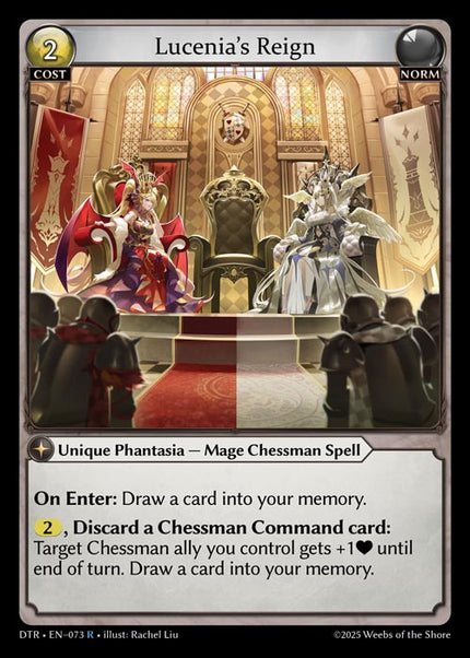 DTR-073 Lucenia's Reign (Rare)