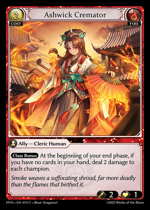 HVN-074Ashwick Cremator (Uncommon)