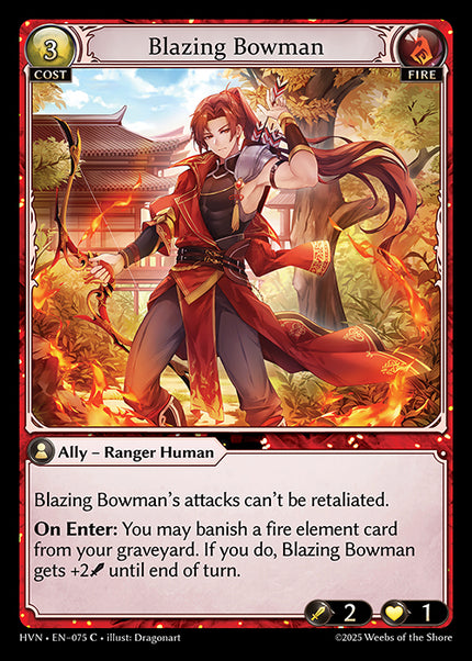 HVN-075Blazing Bowman (Common)