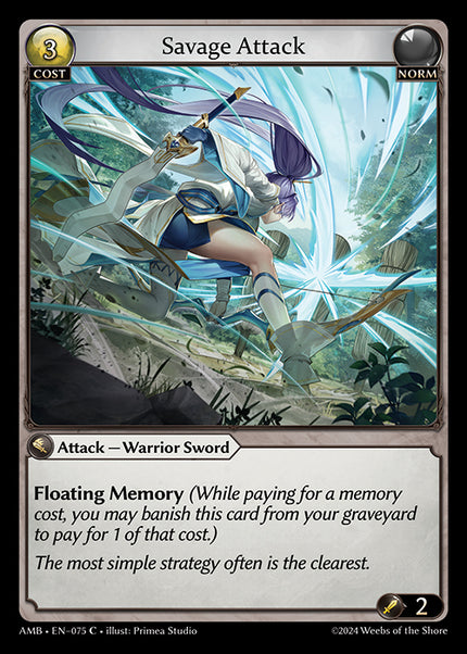 AMB-075 Savage Attack (C)