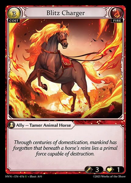 HVN-076Blitz Charger (Uncommon)