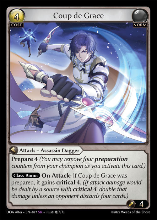 DOA Alter-077 Coup de Grace (Super Rare)