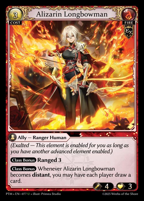 PTM-077 Alizarin Longbowman (Uncommon)