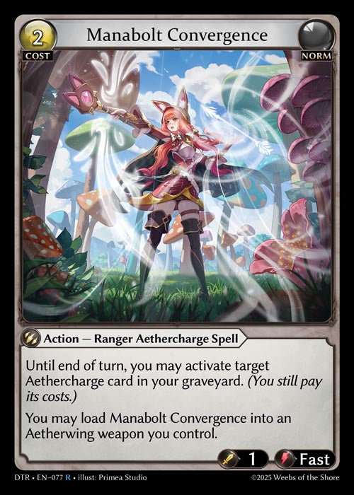 DTR-077 Manabolt Convergence (Rare)