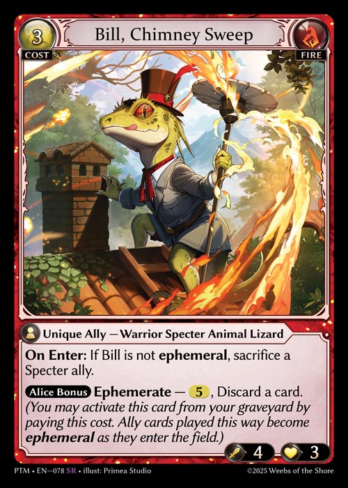 PTM-078 Bill, Chimney Sweep (Super Rare)