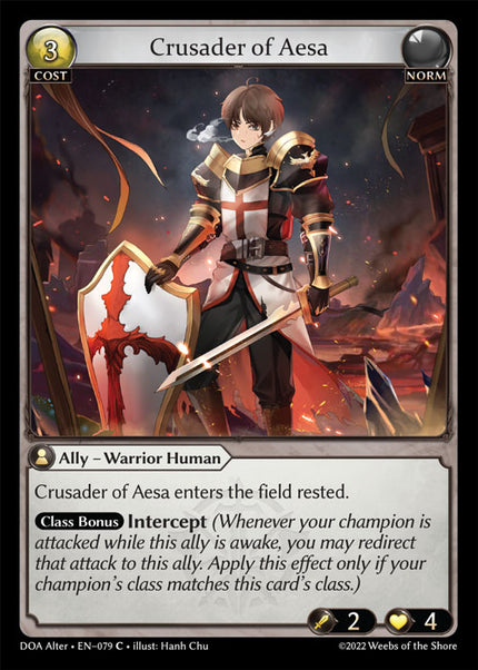DOA Alter-079 Crusader of Aesa (Common)