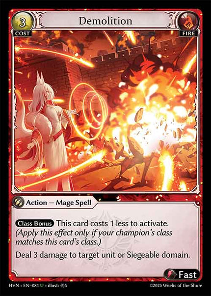 HVN-081Demolition (Uncommon)