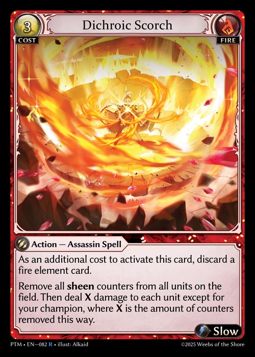 PTM-082 Dichroic Scorch (Rare)