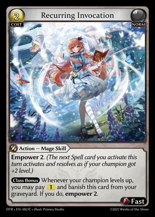 DTR-082 Recurring Invocation (Common)