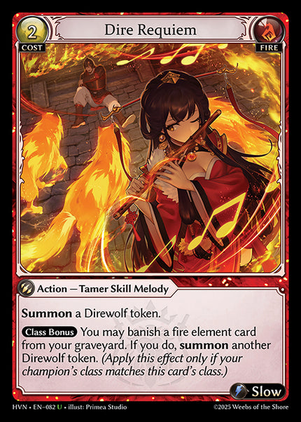 HVN-082Dire Requiem (Uncommon)