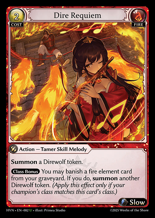 HVN-082Dire Requiem (Uncommon)