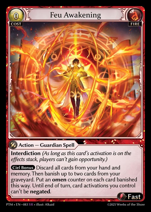 PTM-083 Feu Awakening (Super Rare)