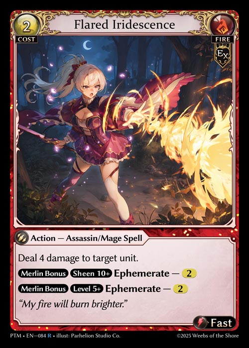 PTM-084 Flared Iridescence (Rare)