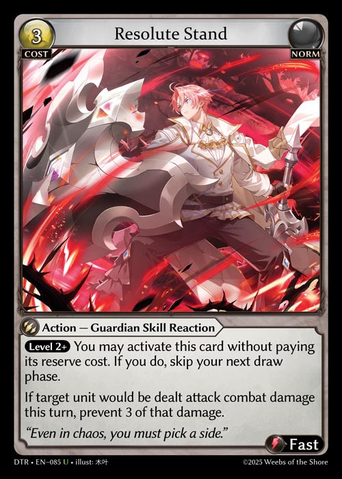 DTR-085 Resolute Stand (Uncommon)