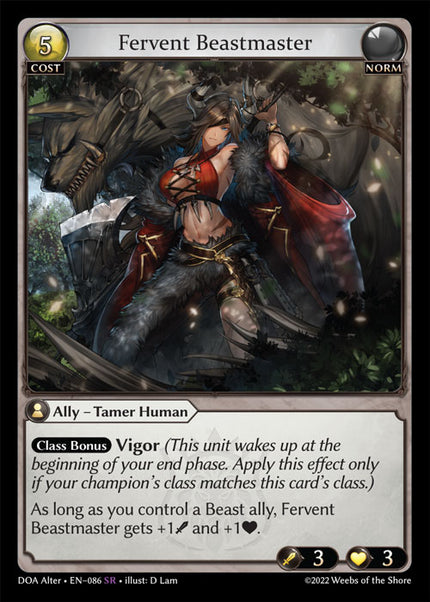 DOA Alter-086 Fervent Beastmaster (Super Rare)