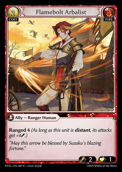 HVN-087Flamebolt Arbalist (Common)