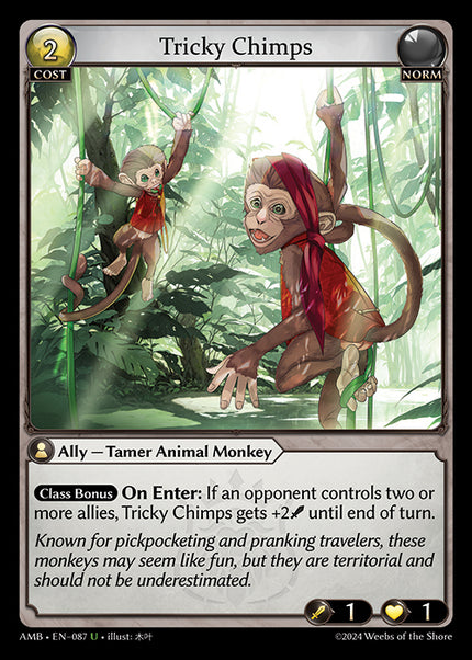 AMB-087 Foil-Tricky Chimps (U)