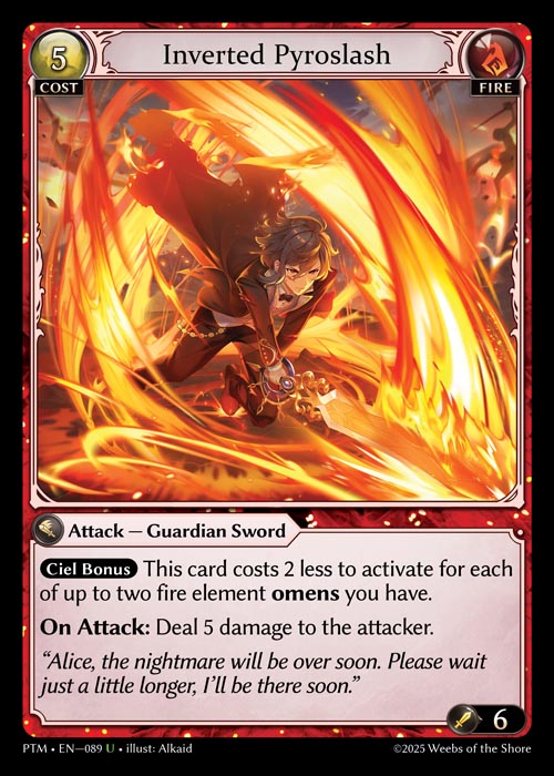 PTM-089 Inverted Pyroslash (Uncommon)