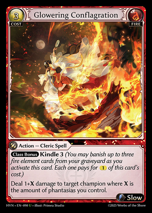 HVN-090Glowering Conflagration (Uncommon)