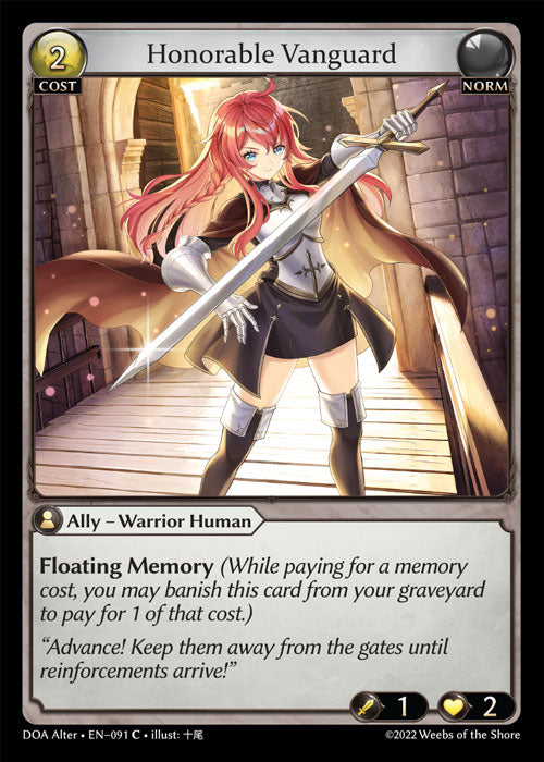 DOA Alter-091 Honorable Vanguard (Common)